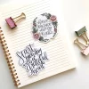 Have Courage and Be Kind Sticker 3x2.75in. | Elyse Breanne Design - Image 3