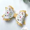 3.5” Botanical Bees Hair Bow - Image 2