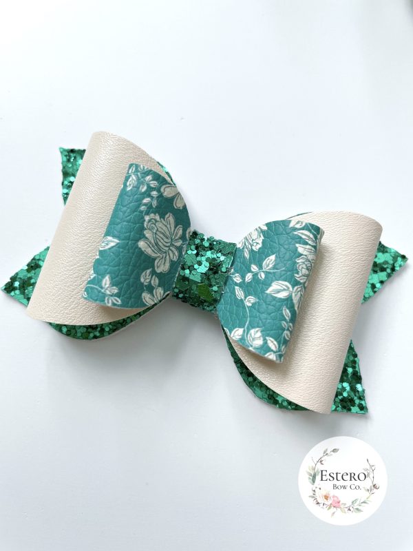 3.5” Nora Floral Hair Bow