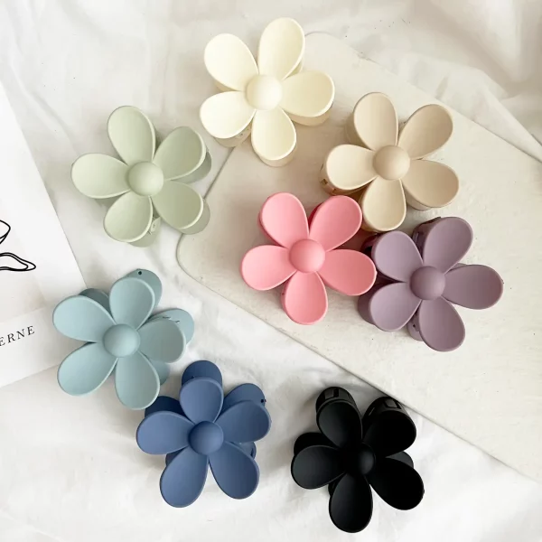 3" Matte Flower Hair Claw | LoveLina