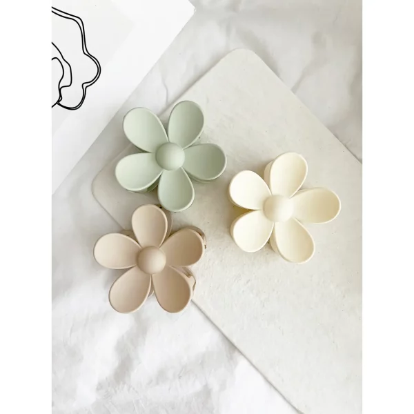 3" Matte Flower Hair Claw | LoveLina - Image 3