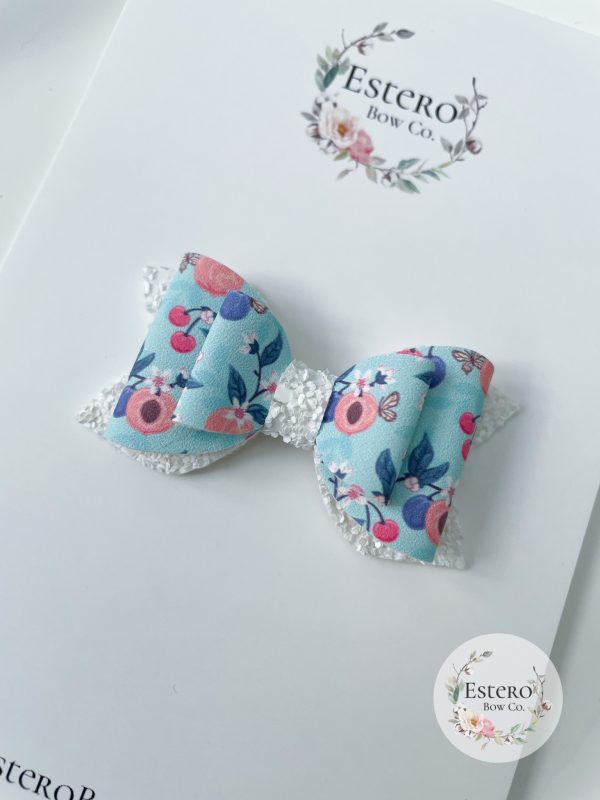 2.5" Fruit and Floral Hair Bow