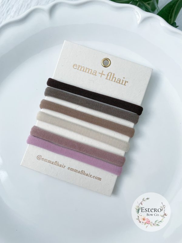 Nylon Hair Tie 6PK | Emma + Flhair - Image 3