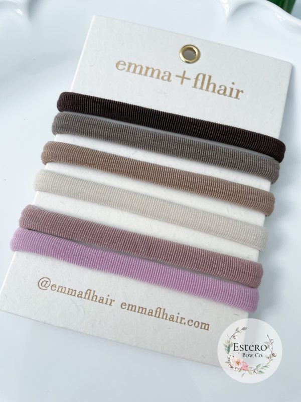 Nylon Hair Tie 6PK | Emma + Flhair - Image 2