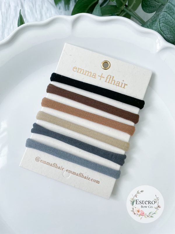 Nylon Hair Tie 6PK | Emma + Flhair - Image 3