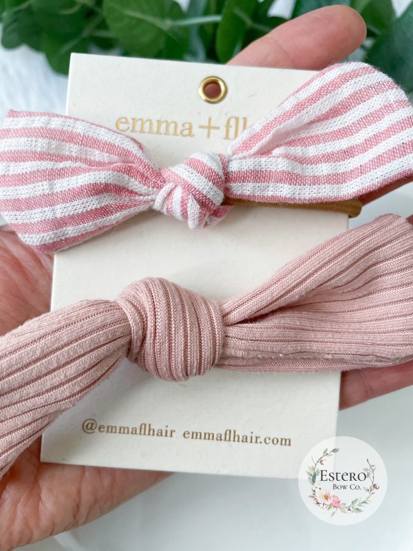 2PK Knotted Hair Ties | Emma + Flhair