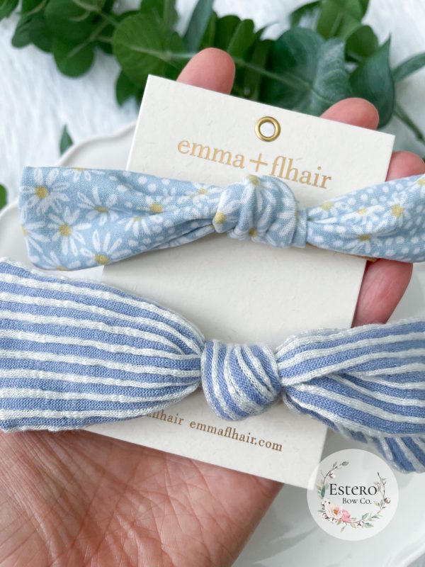 2PK Knotted Hair Ties | Emma + Flhair