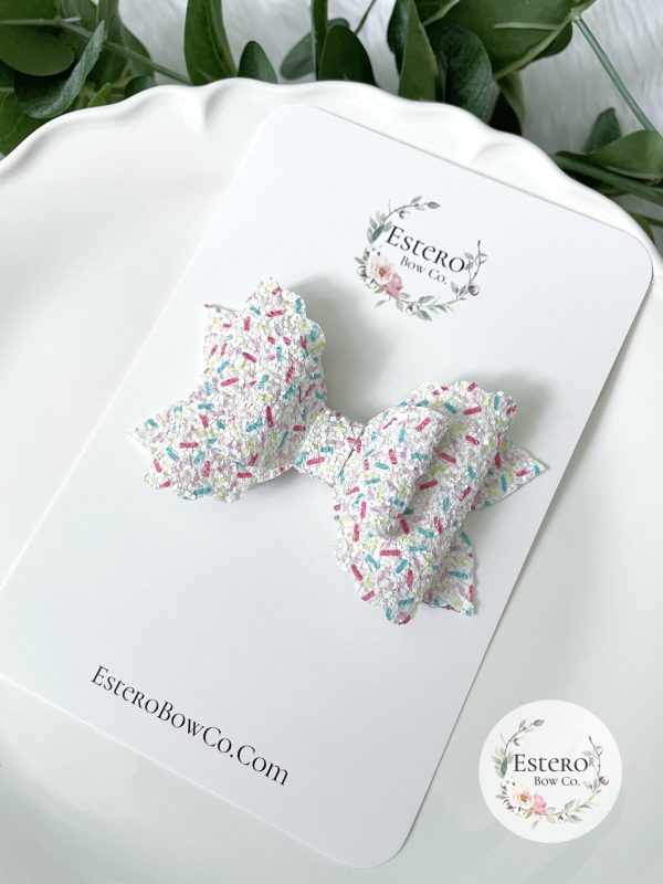 3.5” The Sprinkles Hair Bow - Image 2