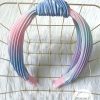 Cotton Candy Ombre Chiffon Top Knot Headband - Image 2