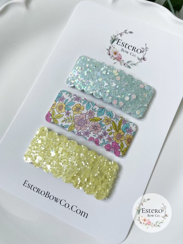 The Bright Spring Floral Snap Clip Set - Image 2