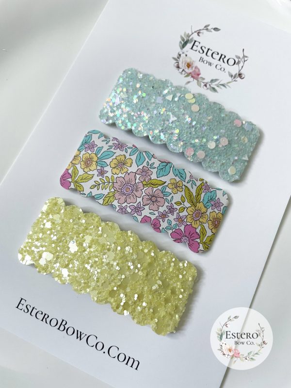 The Bright Spring Floral Snap Clip Set - Image 3