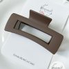Jumbo 4" Espresso Matte Hair Claw | LoveLina - Image 2