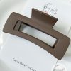Jumbo 4" Espresso Matte Hair Claw | LoveLina