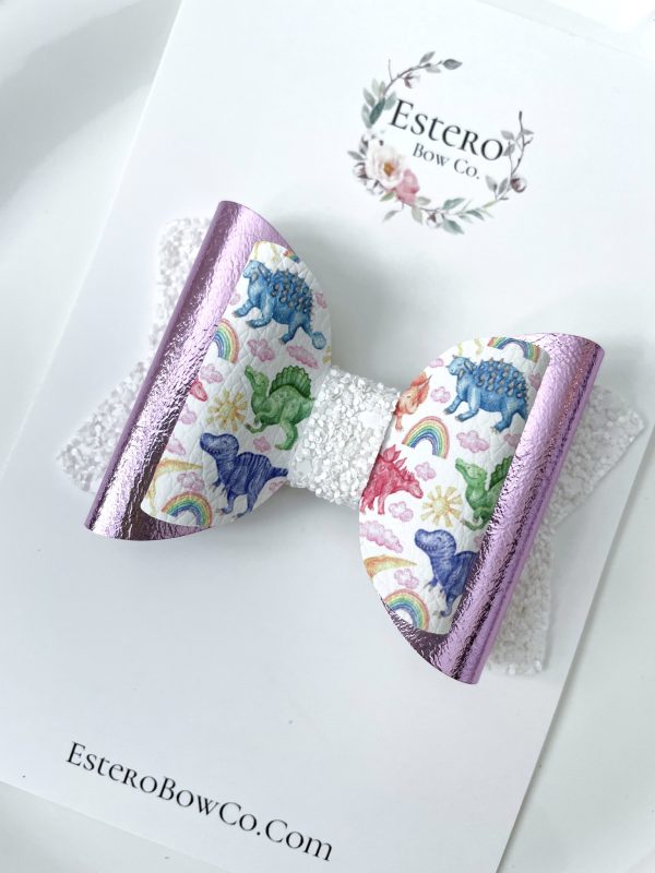 3.5” Land of Dinosaurs Hair Bow