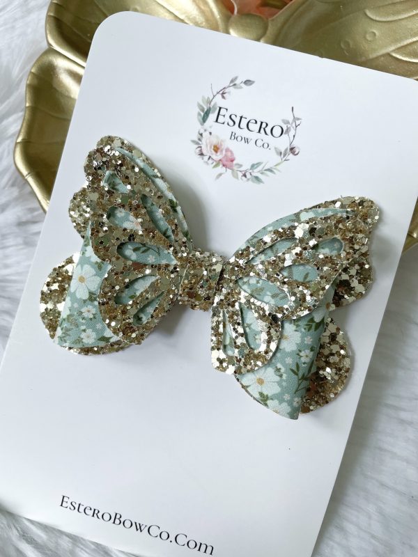 3.5” The Nora Butterfly Hair Bow - Image 2