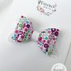 3” Purple Floral Hair Bow