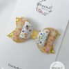 3.5” Botanical Bee Hair Bow - Image 3