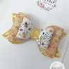 3.5” Botanical Bee Hair Bow