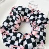 Checkered Shoes Scrunchie
