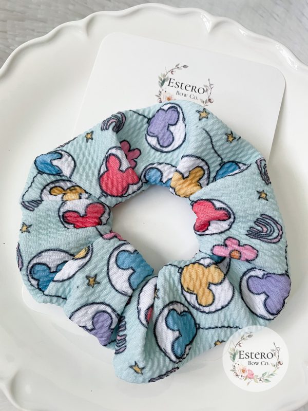 Mouse Balloons Scrunchie