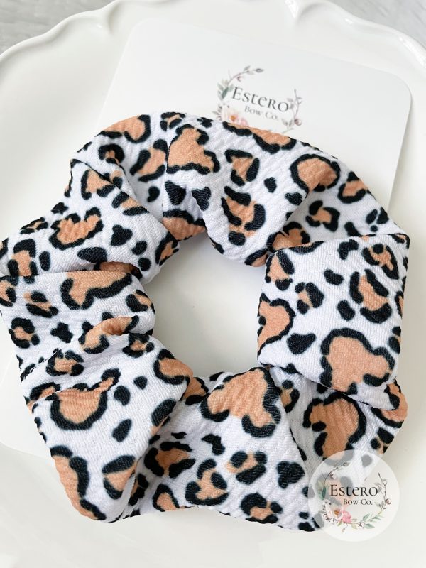 Leopard Mouse Scrunchie