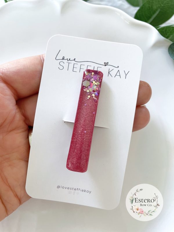 Resin Hair Clip | Love Steffie Kay