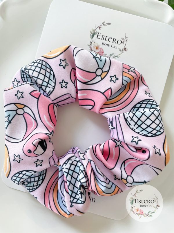 Pink Summer Floaties Swim Scrunchie - Image 2
