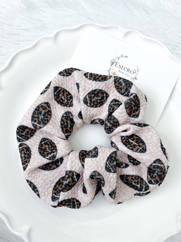 Cheetah Football Scrunchie - Image 2