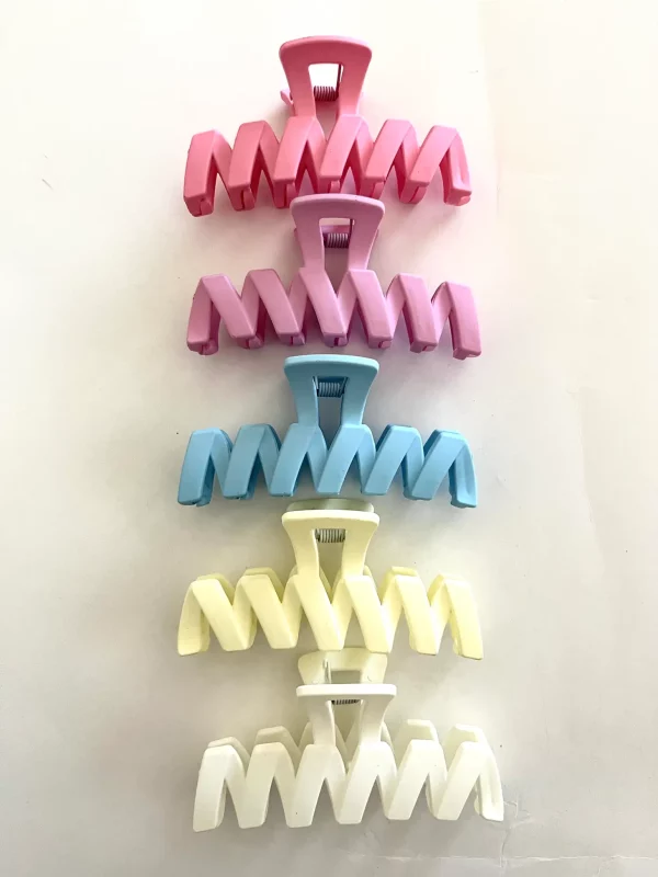 Medium 3.9" Summer Zig Zag Hair Claws | Frosting Company - Image 2