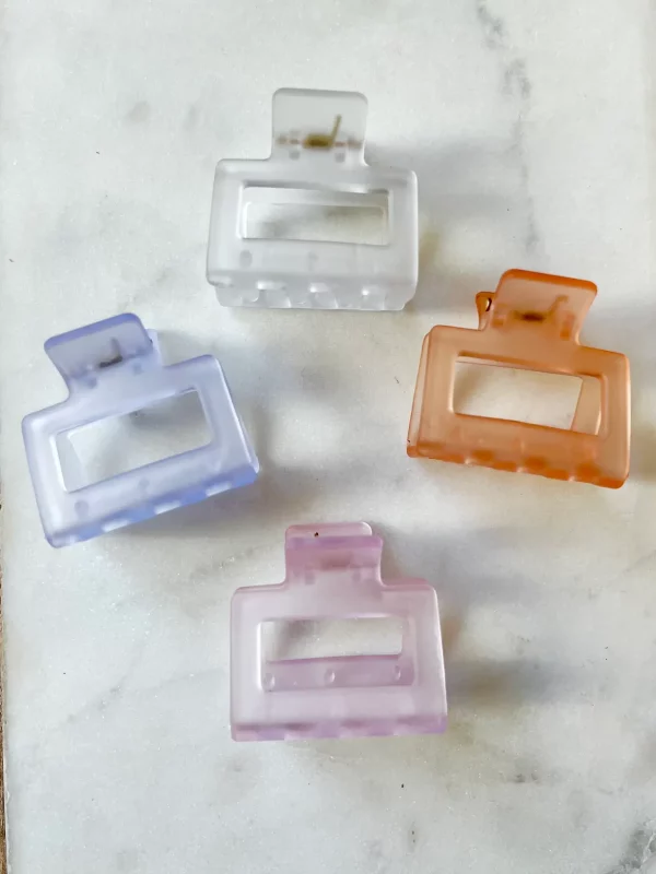 Small 1.6" Square Hair Claws | Frosting Company - Image 3