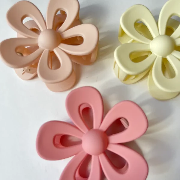 Medium 2.8" Flower Hair Claws | Frosting Company - Image 3