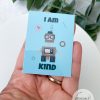 Robot Affirmation Water Resistant Sticker | Uplifter Sticker - Image 4