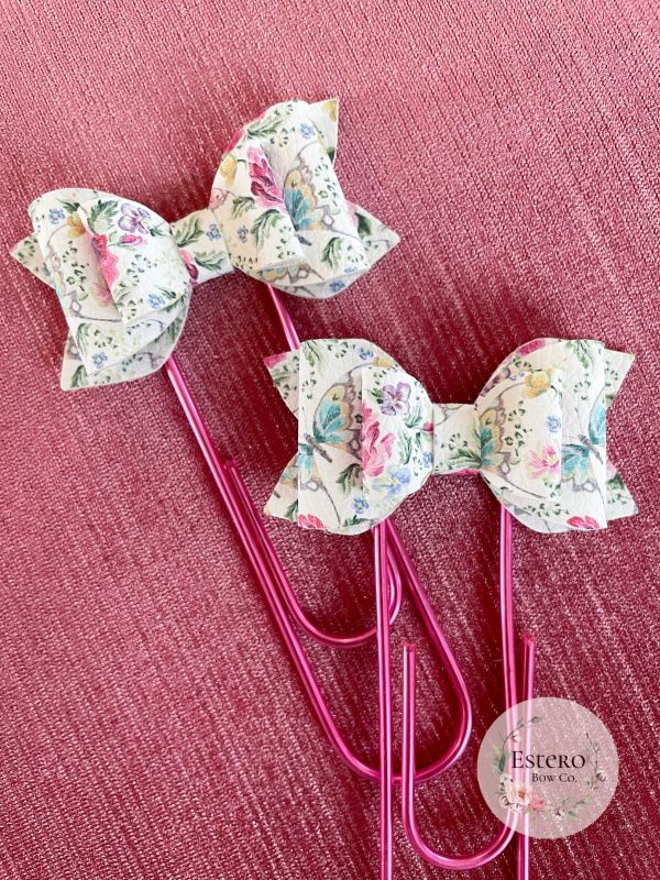 Floral Bow Planner Clip/Bookmark