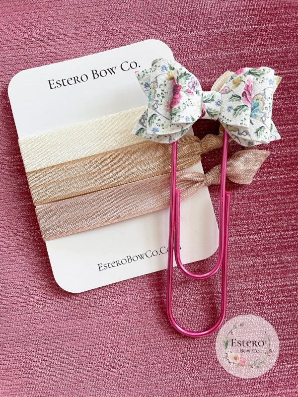 Floral Bow Planner Clip/Bookmark - Image 2