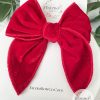 4.5" Red Velvet Fable Bow