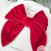4.5" Red Velvet Fable Bow - Image 4