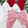 4.5" Red Velvet Fable Bow - Image 5