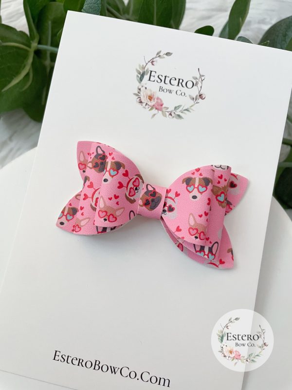3" Puppy Love Hair Bow - Image 2