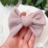 3.5" Pale Pink Shimmer Hair Bow