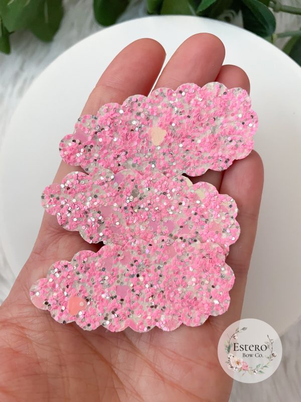 Hot Pink Hearts Snap Clip