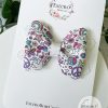 3.5” Peace and Love Hair Bow