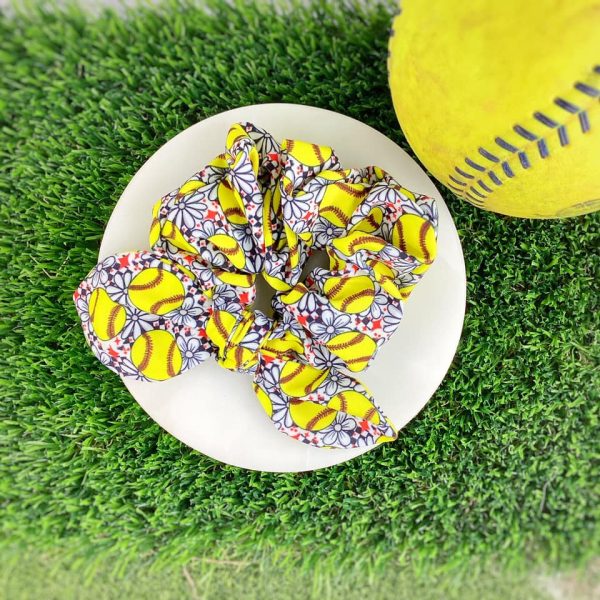 Softball Scrunchie