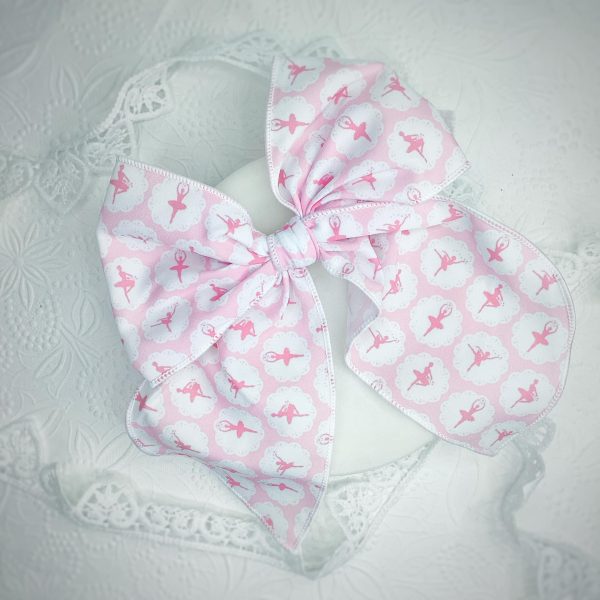 5.5" Ballerina Oversized Fable Bow