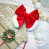 3.5" Santa Velvet Hair Bow