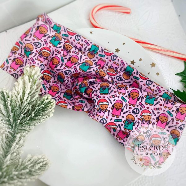 Gingerbread Nurse Adult Twist Headband
