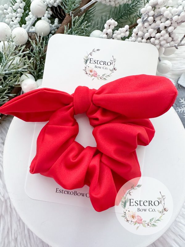 Red Swim Scrunchie - Image 2
