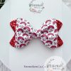 4” Hearts and Rainbows Vegan Leather Hair Bow