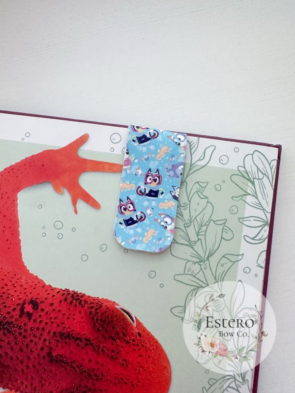 Blue Dog Magnetic Bookmark