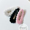 Dino Snap Clip Set of 3 - Dino Print, Black Glitter & Pink Glitter Hair Accessories - Image 3