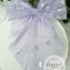 5.5" Heart Tulle Coquette Bow - Image 5